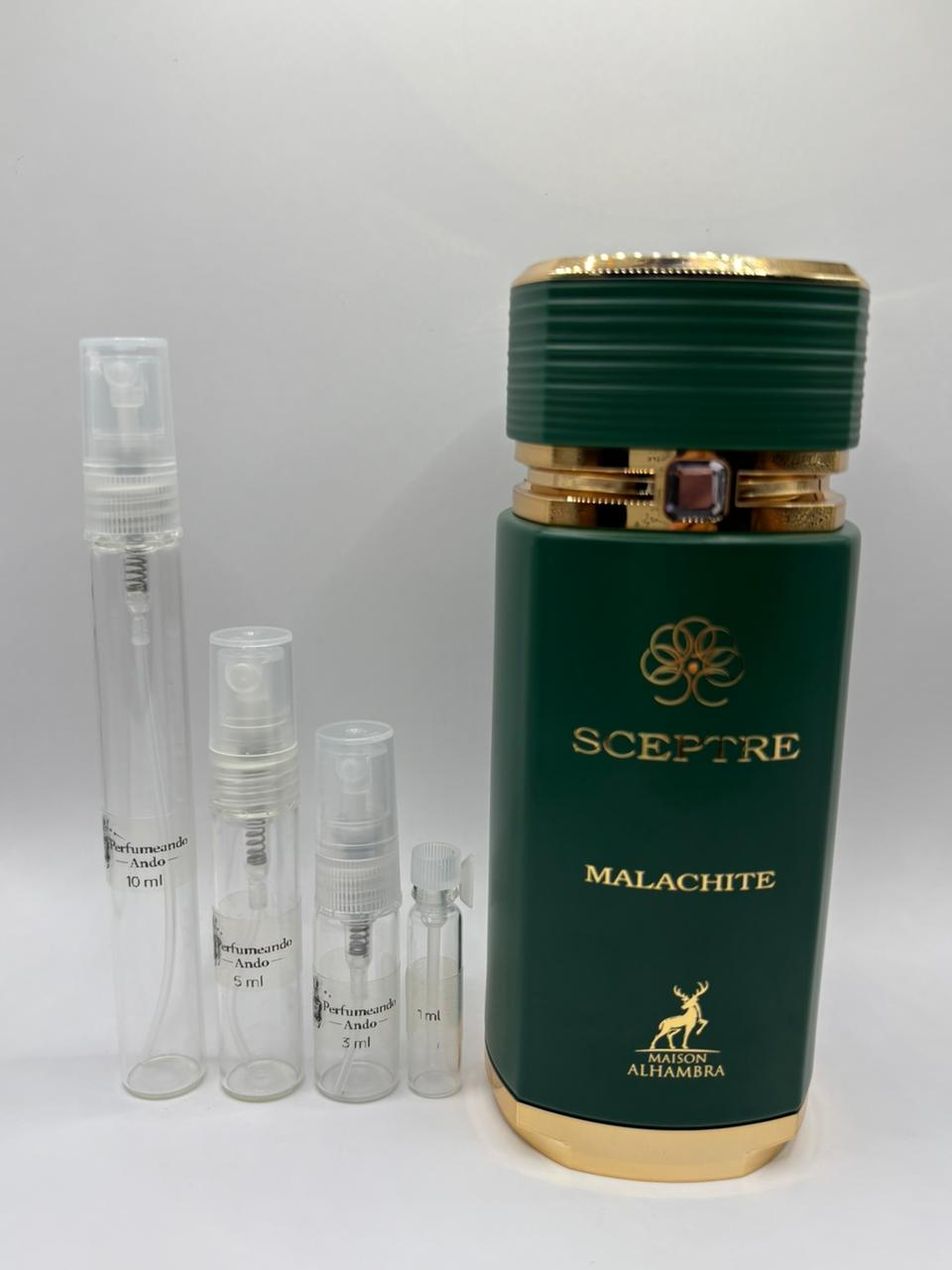 Maison Alhambra Sceptre Malachite Decant